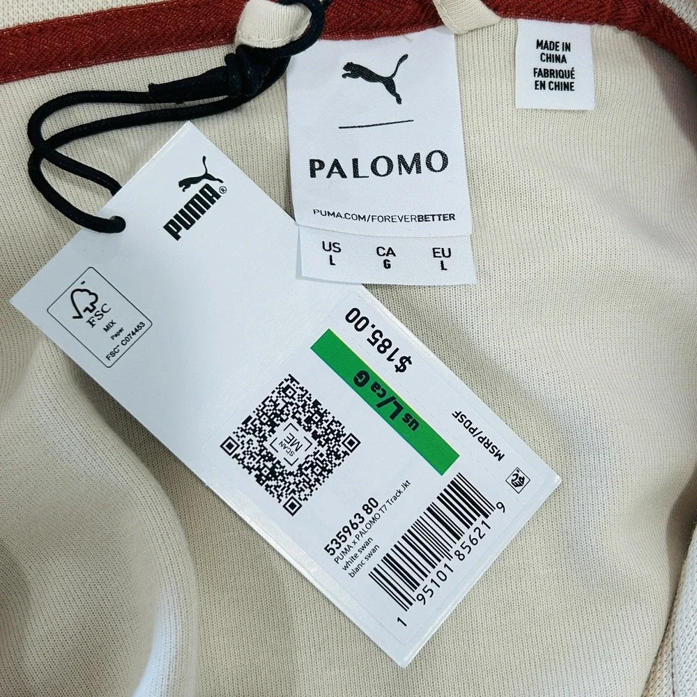 Puma‎ X Palomo Spain T7 Track Jacket L Zip Streetwear Funnel Neck Sportswear NEW